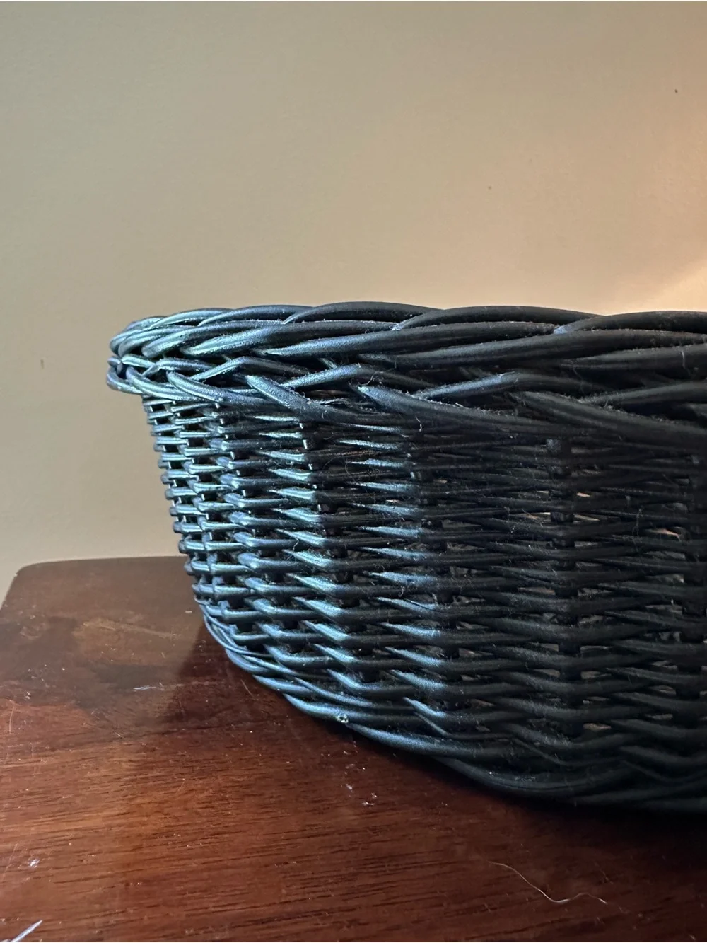 Vintage heavy basket